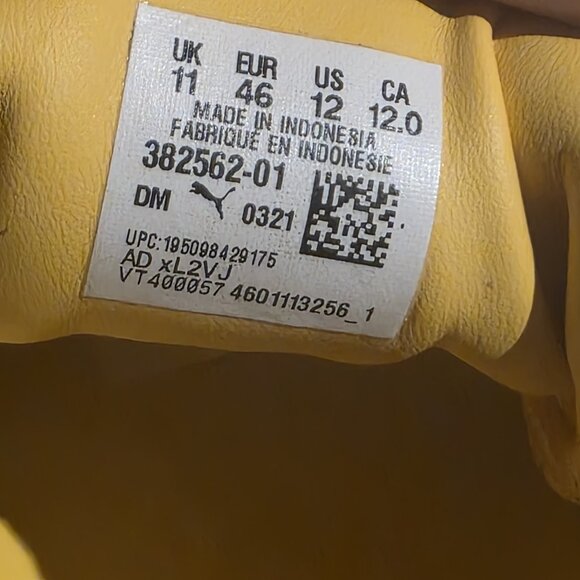 PUMA Suede x Haribo Low Mimosa Size 12 Men's Sneakers EUC - Picture 11 of 11